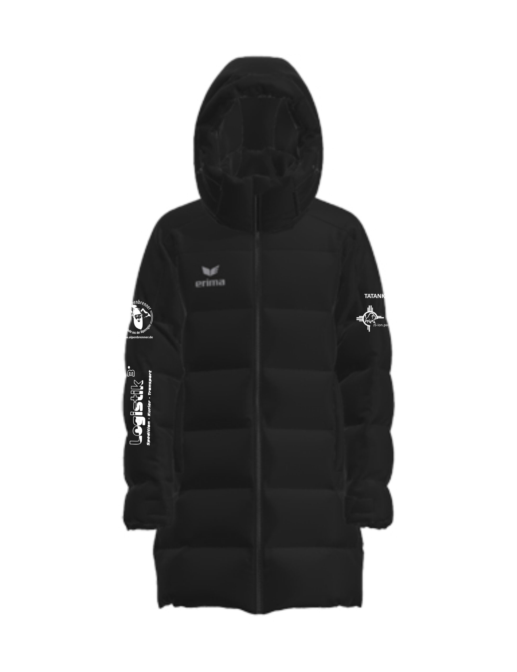 PREMIA Parka, mit Vereinslogo und Sponsoren